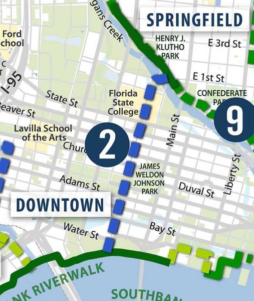 proposed hogan street link map